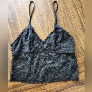 Aerie Black Lace Bralette - Size Medium